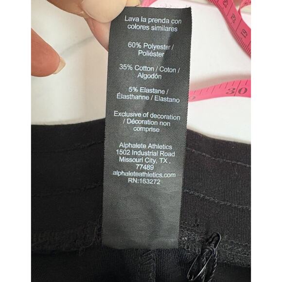 Alphalete Men’s Size M Black Athletic Shorts Drawstring NWOT - Picture 6 of 6